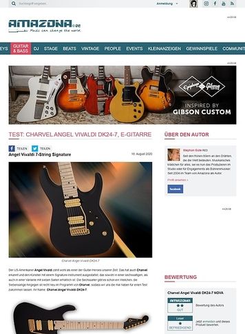 Amazona.de Charvel Angel Vivaldi DK24-7 Amazona.de Charvel Angel Vivaldi DK24-7