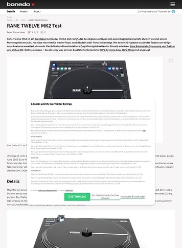 Bonedo.de RANE TWELVE MK2 Bonedo.de RANE TWELVE MK2
