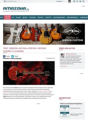 Amazona.de Gibson Les Paul Special Vintage Cherry Amazona.de Gibson Les Paul Special Vintage Cherry