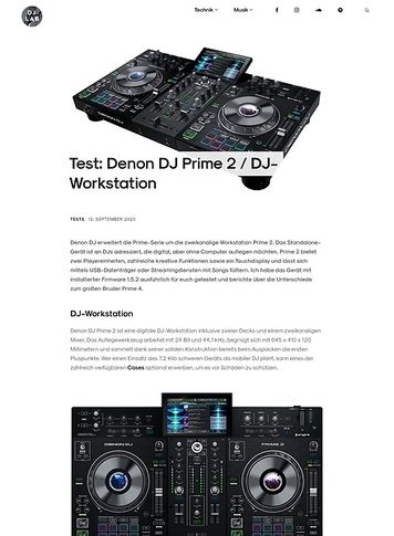 DJLAB Denon DJ Prime 2 DJLAB Denon DJ Prime 2