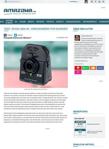 Amazona.de Zoom Q2n-4K Amazona.de Zoom Q2n-4K