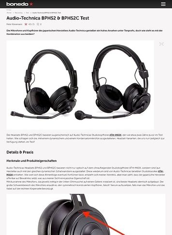 Bonedo.de Audio-Technica BPHS2 & BPHS2C Bonedo.de Audio-Technica BPHS2 & BPHS2C