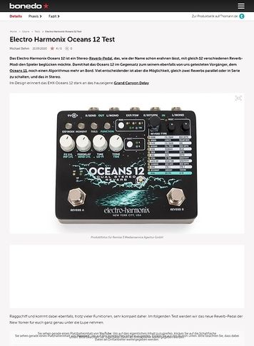 Bonedo.de Electro Harmonix Oceans 12 Bonedo.de Electro Harmonix Oceans 12