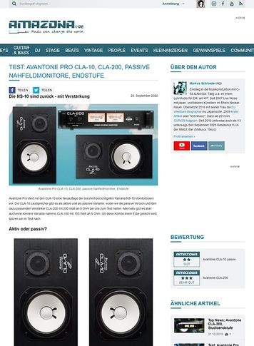 Amazona.de Avantone Pro CLA-10, CLA-200 Amazona.de Avantone Pro CLA-10, CLA-200