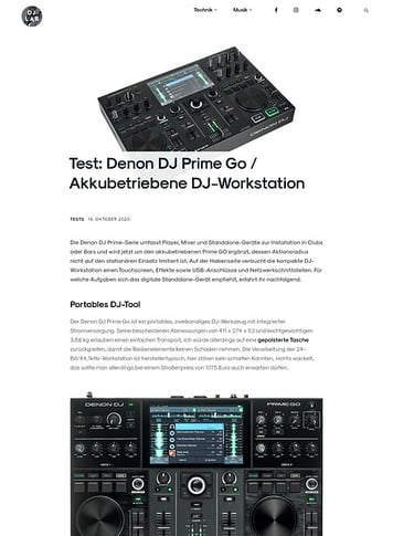 DJLAB Denon DJ Prime GO DJLAB Denon DJ Prime GO
