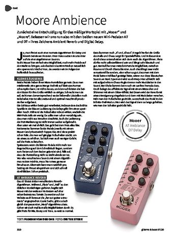 Gitarre & Bass Mooer A7 & D7 Gitarre & Bass Mooer A7 & D7