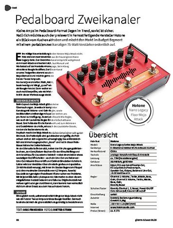 Gitarre & Bass HoTone Mojo Attack Gitarre & Bass HoTone Mojo Attack