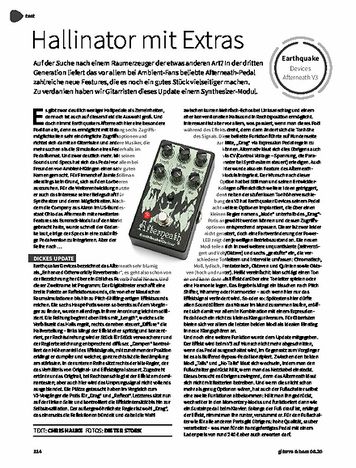 Gitarre & Bass Earthquaker Devices Afterneath V3 Gitarre & Bass Earthquaker Devices Afterneath V3