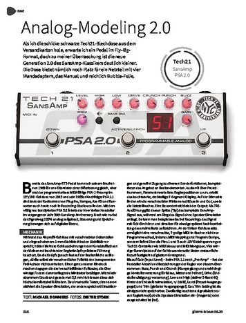 Gitarre & Bass Tech 21 SansAmp PSA 2.0 Gitarre & Bass Tech 21 SansAmp PSA 2.0