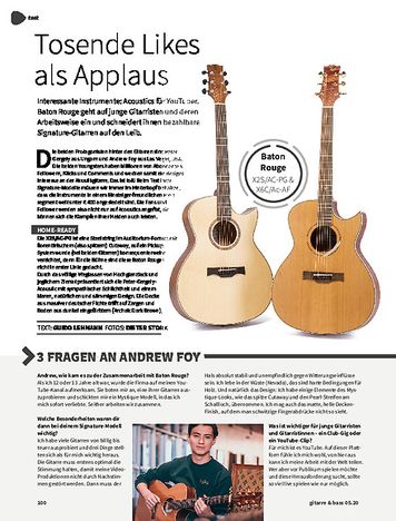 Gitarre & Bass Baton Rouge X2S/AC-PG & X6C/AC-AF Gitarre & Bass Baton Rouge X2S/AC-PG & X6C/AC-AF