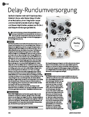 Gitarre & Bass Keeley Eccos Gitarre & Bass Keeley Eccos
