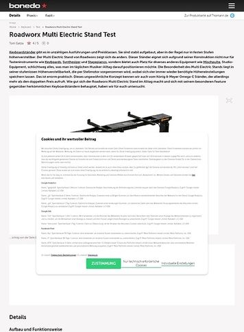 Bonedo.de Roadworx Multi Electric Stand Bonedo.de Roadworx Multi Electric Stand