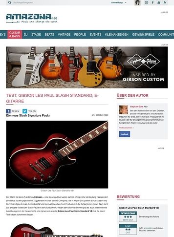Amazona.de Gibson Les Paul Slash Standard Amazona.de Gibson Les Paul Slash Standard