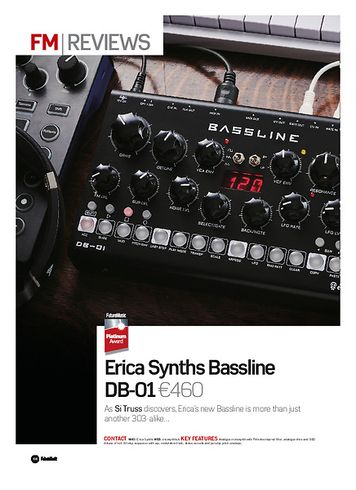 Future Music Erica Synths Bassline DB-01 Future Music Erica Synths Bassline DB-01