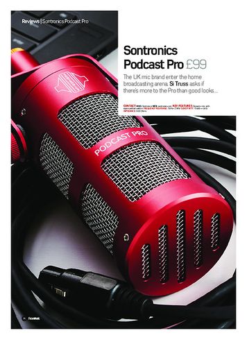 Future Music Sontronics Podcast Pro Future Music Sontronics Podcast Pro