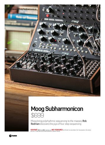 Future Music Moog Subharmonicon Future Music Moog Subharmonicon