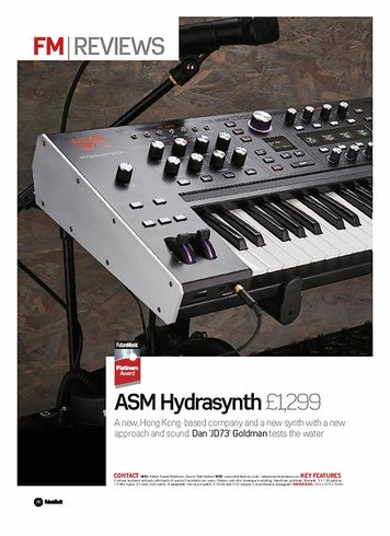 Future Music ASM Hydrasynth Future Music ASM Hydrasynth
