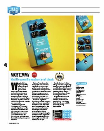 Total Guitar MXR Custom Shop Timmy CSP027 Total Guitar MXR Custom Shop Timmy CSP027