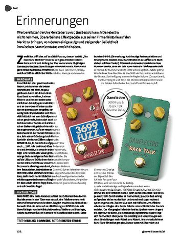 Gitarre & Bass Danelectro 3699 Fuzz & Back Talk Reverse Delay Gitarre & Bass Danelectro 3699 Fuzz & Back Talk Reverse Delay