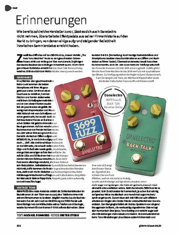 Gitarre & Bass Danelectro 3699 Fuzz & Back Talk Reverse Delay Gitarre & Bass Danelectro 3699 Fuzz & Back Talk Reverse Delay