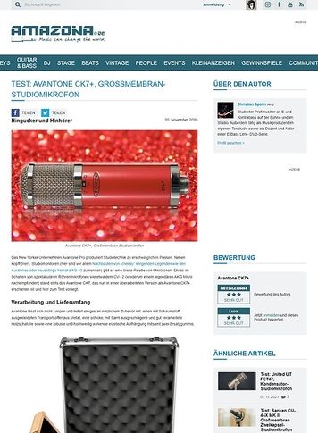 Amazona.de Avantone CK7+ Amazona.de Avantone CK7+