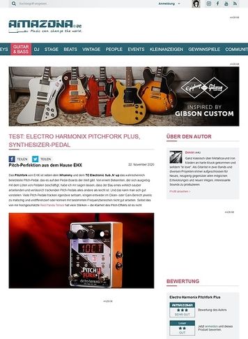 Amazona.de Electro Harmonix Pitchfork Plus Amazona.de Electro Harmonix Pitchfork Plus