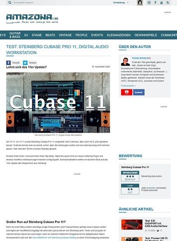 Amazona.de Steinberg Cubase Pro 11 Amazona.de Steinberg Cubase Pro 11
