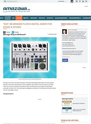 Amazona.de Behringer FLOW 8 Amazona.de Behringer FLOW 8