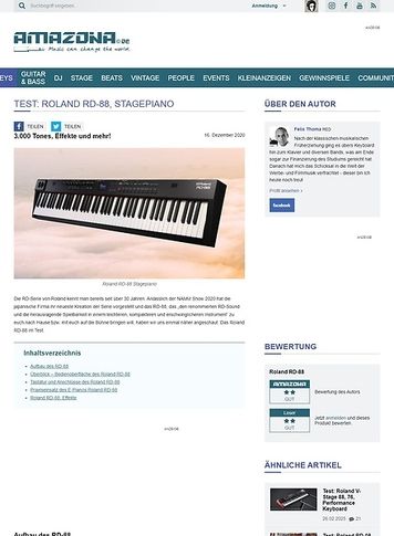 Amazona.de Roland RD-88 Amazona.de Roland RD-88