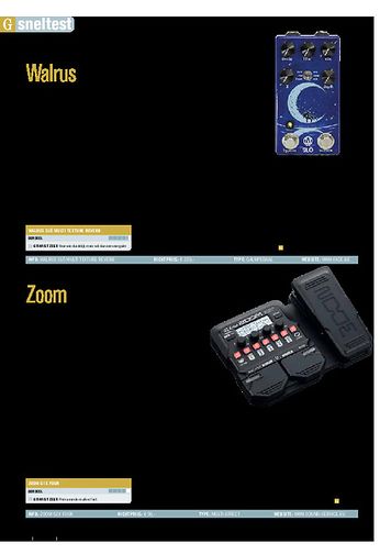 gitarist.nl Zoom G1X Four gitarist.nl Zoom G1X Four