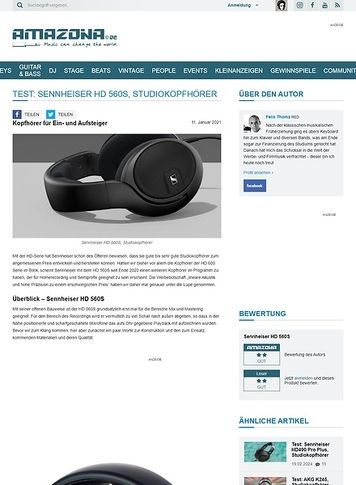 Amazona.de Sennheiser HD 560S Amazona.de Sennheiser HD 560S
