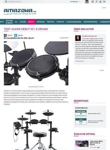 Amazona.de Alesis Debut Kit Amazona.de Alesis Debut Kit