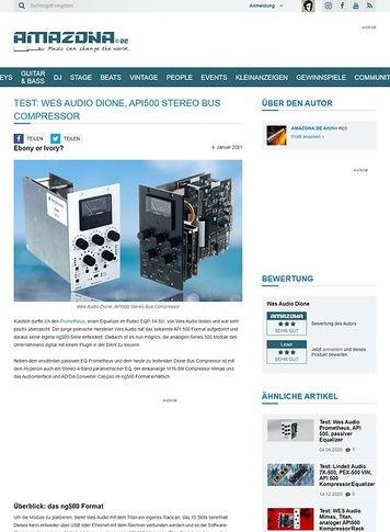Amazona.de Wes Audio Dione Amazona.de Wes Audio Dione