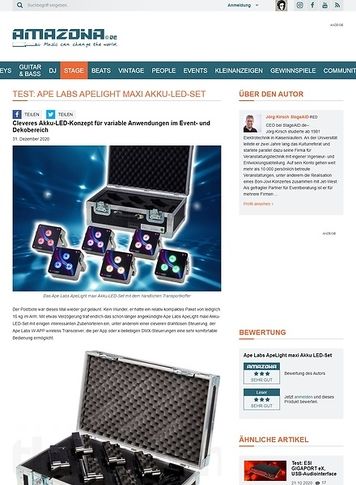 Amazona.de Ape Labs ApeLight maxi Akku-LED-Set Amazona.de Ape Labs ApeLight maxi Akku-LED-Set