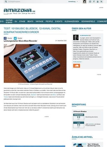 Amazona.de 1010music Bluebox Amazona.de 1010music Bluebox