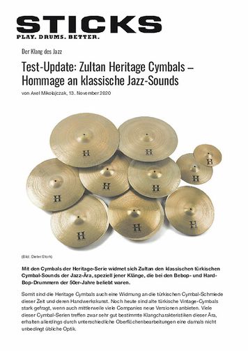 Sticks Zultan Heritage Cymbals Sticks Zultan Heritage Cymbals