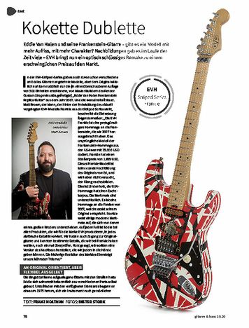 Gitarre & Bass EVH Striped Series Frankie Gitarre & Bass EVH Striped Series Frankie