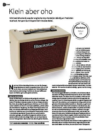Gitarre & Bass Blackstar Debut 15E Gitarre & Bass Blackstar Debut 15E