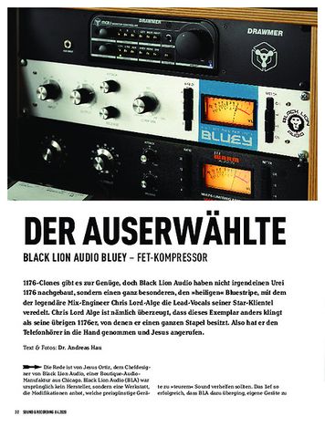 Sound & Recording Black Lion Audio Bluey Sound & Recording Black Lion Audio Bluey