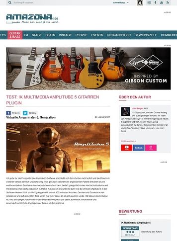 Amazona.de IK Multimedia Amplitube 5 Amazona.de IK Multimedia Amplitube 5