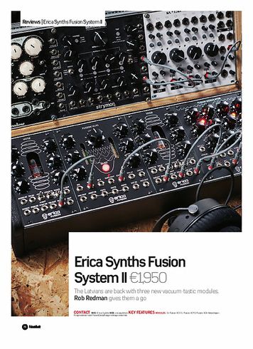 Future Music Erica Synths Fusion System II Future Music Erica Synths Fusion System II