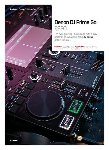 Future Music Denon DJ Prime Go Future Music Denon DJ Prime Go