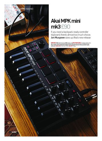 Future Music Akai MPK mini mk3 Future Music Akai MPK mini mk3