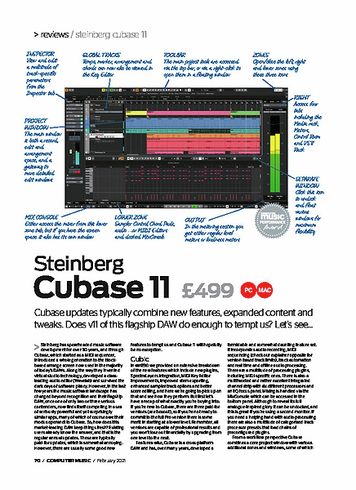 Computer Music Steinberg Cubase 11 Computer Music Steinberg Cubase 11