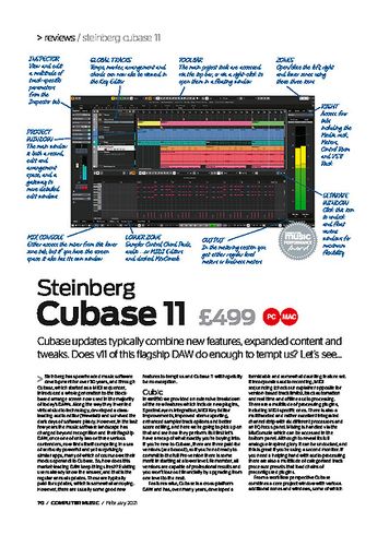 Computer Music Steinberg Cubase 11 Computer Music Steinberg Cubase 11