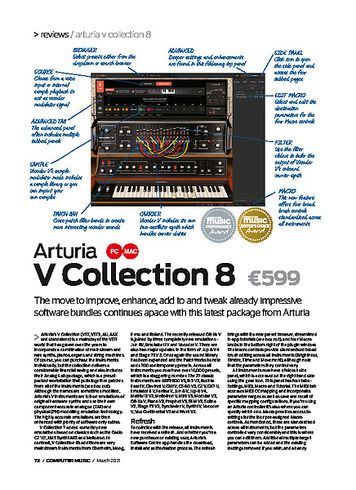 Computer Music Arturia V Collection 8 Computer Music Arturia V Collection 8
