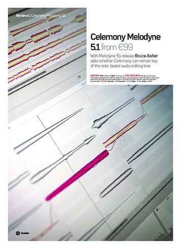 Future Music Celemony Melodyne 5.1 Future Music Celemony Melodyne 5.1