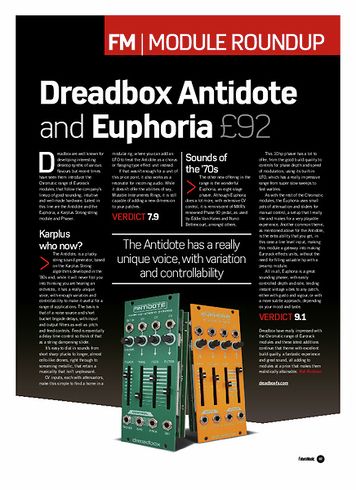 Future Music Dreadbox Euphoria Future Music Dreadbox Euphoria