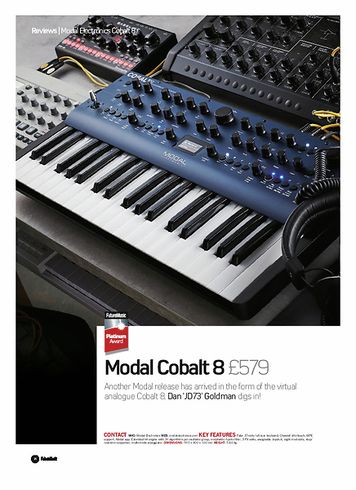 Future Music Modal Electronics Cobalt 8 Future Music Modal Electronics Cobalt 8