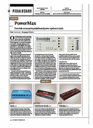 Guitarist EVENTIDE PowerMax Guitarist EVENTIDE PowerMax